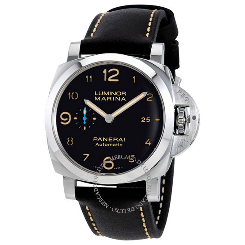Relógio Luminor 1950 Automático Mostrador Preto 44 mm - Mercado de Luxo - O Maior E-Commerce de Bens, Produtos e Serviços de Luxo do Brasil.