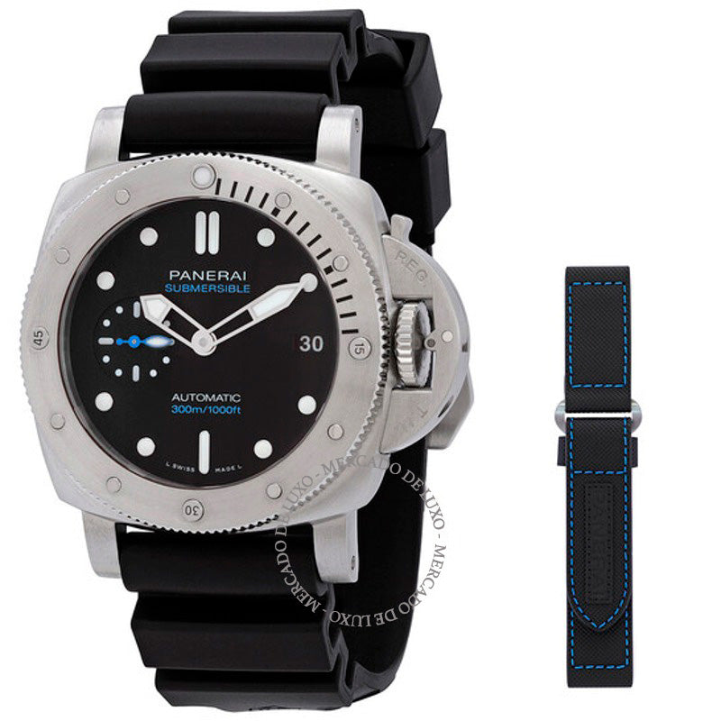 Relógio Submersível Automático Mostrador Preto 42 mm - Mercado de Luxo - O Maior E-Commerce de Bens, Produtos e Serviços de Luxo do Brasil.