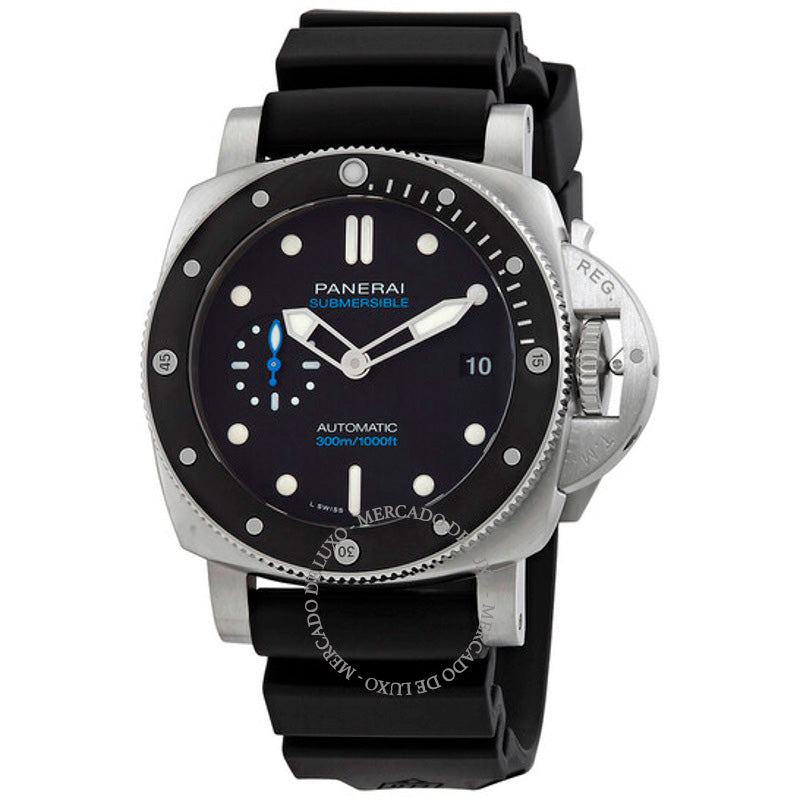 Relógio Submersível Automático Mostrador Preto 42 mm - Mercado de Luxo - O Maior E-Commerce de Bens, Produtos e Serviços de Luxo do Brasil.