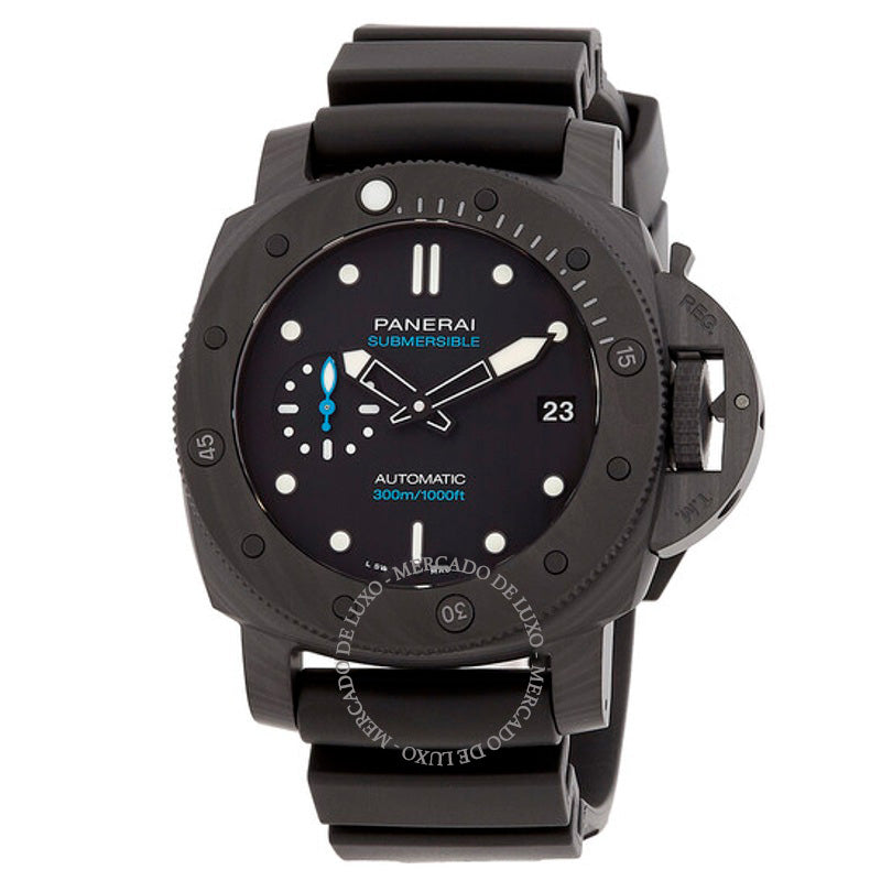 Relógio Submersível Automático Mostrador Preto 42 mm - Mercado de Luxo - O Maior E-Commerce de Bens, Produtos e Serviços de Luxo do Brasil.
