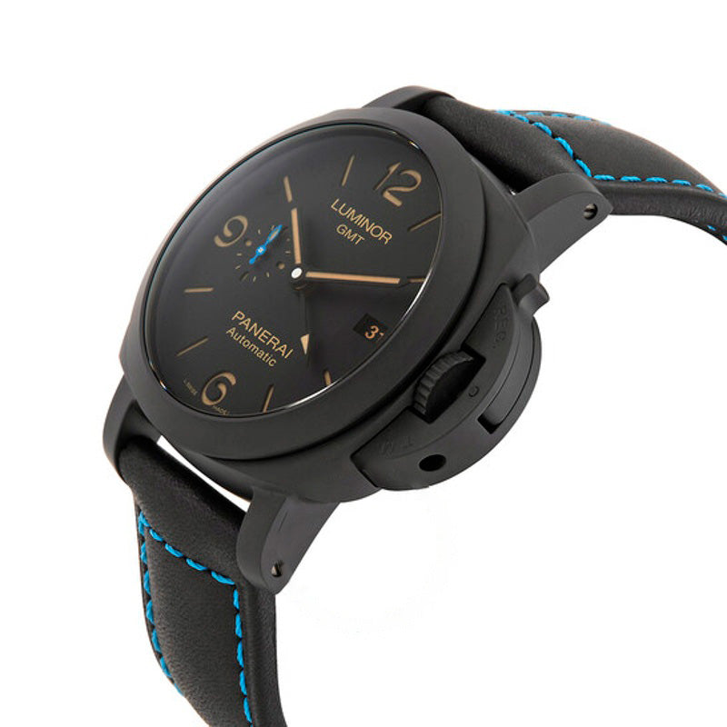 Relógio Luminor GMT Automático Mostrador Preto  - Mercado de Luxo - O Maior E-Commerce de Bens, Produtos e Serviços de Luxo do Brasil.