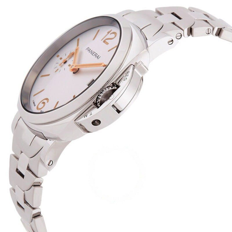 Relógio Luminor Due Automático Mostrador Branco 38 mm - Mercado de Luxo - O Maior E-Commerce de Bens, Produtos e Serviços de Luxo do Brasil.