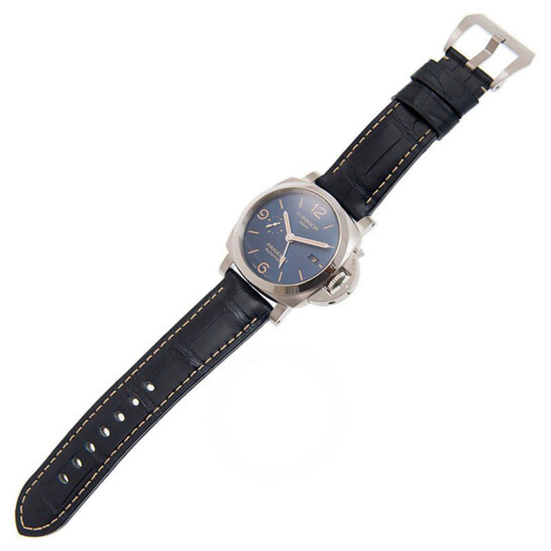 Relógio Luminor GMT Automático Mostrador Azul  - Mercado de Luxo - O Maior E-Commerce de Bens, Produtos e Serviços de Luxo do Brasil.