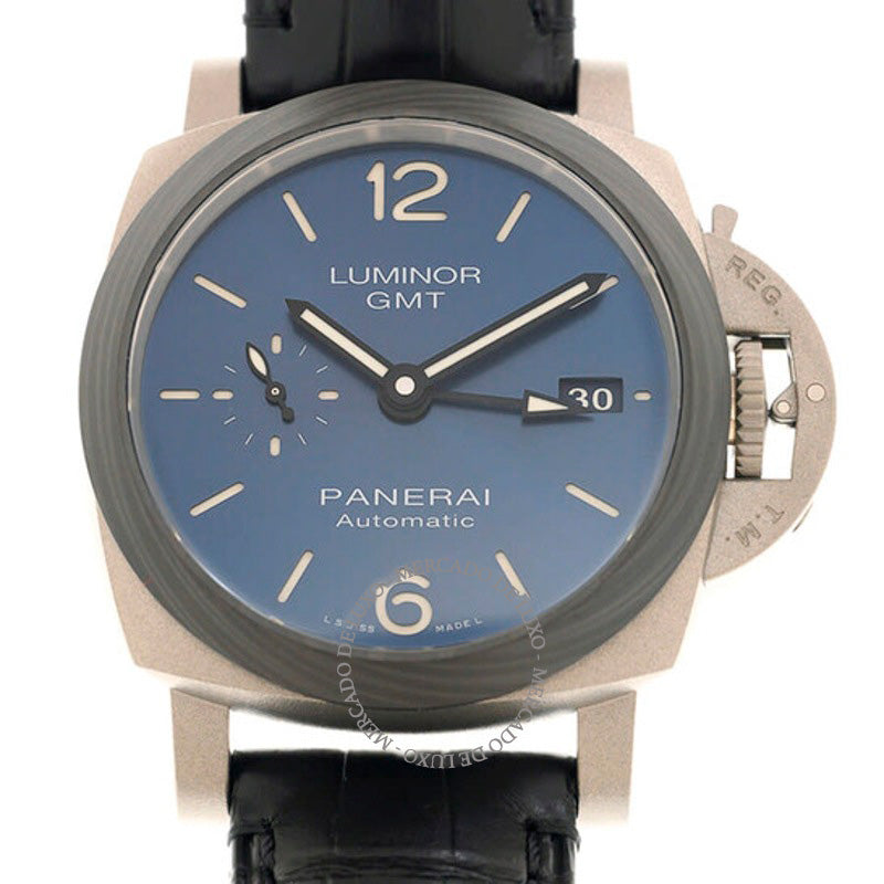 Relógio Luminor GMT Automático Mostrador Azul 42 mm - Mercado de Luxo - O Maior E-Commerce de Bens, Produtos e Serviços de Luxo do Brasil.