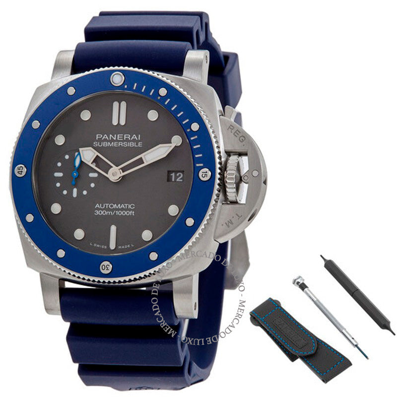 Relógio Luminor Submersível Mostrador Cinza 42 mm - Mercado de Luxo - O Maior E-Commerce de Bens, Produtos e Serviços de Luxo do Brasil.