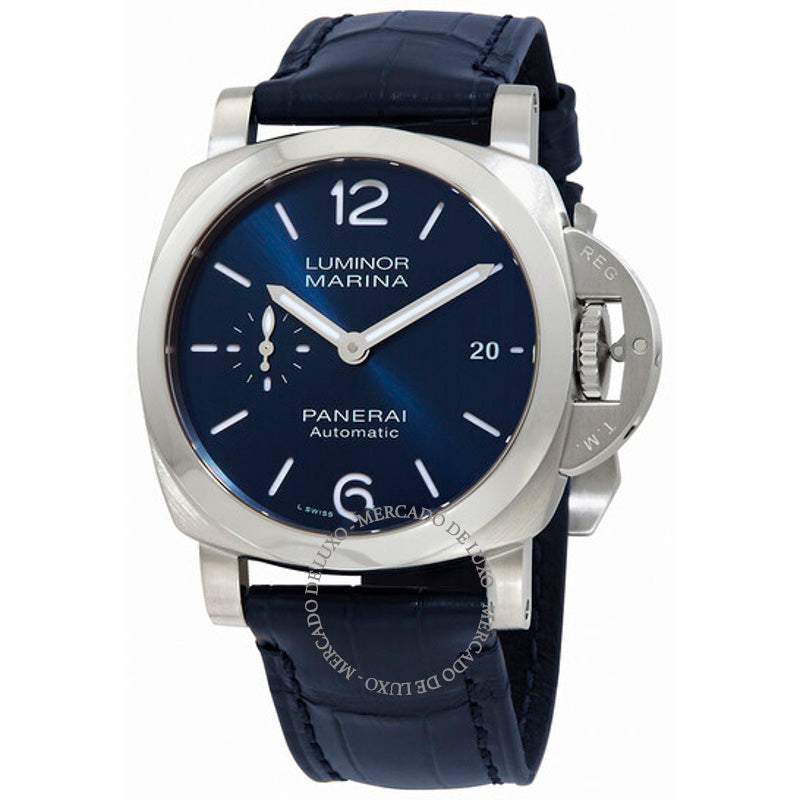 Relógio Luminor Automático Mostrador Azul 40 mm - Mercado de Luxo - O Maior E-Commerce de Bens, Produtos e Serviços de Luxo do Brasil.
