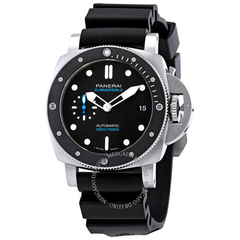 Relógio Mostrador preto submersível 42 mm - Mercado de Luxo - O Maior E-Commerce de Bens, Produtos e Serviços de Luxo do Brasil.