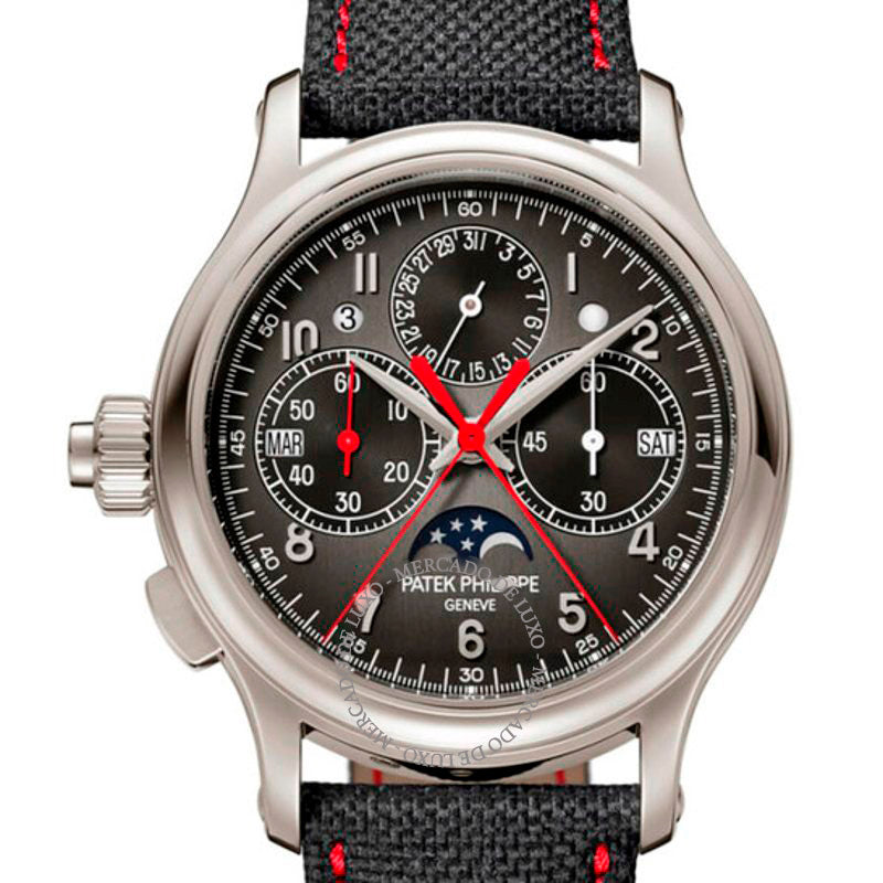 Relógio Grand Complications Perpetual Chronograph Corda manual Mostrador cinza carvão 38 mm - Mercado de Luxo - O Maior E-Commerce de Bens, Produtos e Serviços de Luxo do Brasil.