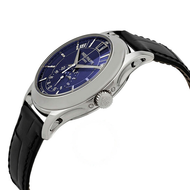 Relógio Complicações Fases da Lua Calendário Anual Mostrador Automático Azul Sunburst 40 mm - Mercado de Luxo - O Maior E-Commerce de Bens, Produtos e Serviços de Luxo do Brasil.