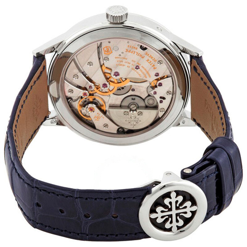 Relógio Grand Complications In-Line Calendário Perpétuo Corda Manual Mostrador Azul 41 mm - Mercado de Luxo - O Maior E-Commerce de Bens, Produtos e Serviços de Luxo do Brasil.