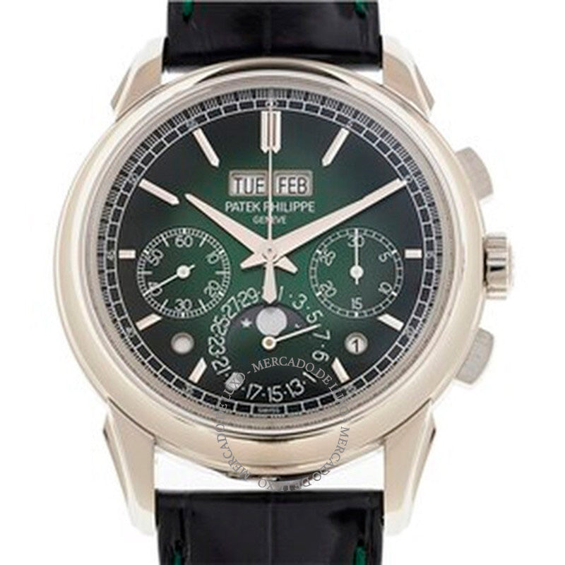 Relógio Grand Complications Perpetual Chronograph Corda Manual Mostrador Verde 41 mm - Mercado de Luxo - O Maior E-Commerce de Bens, Produtos e Serviços de Luxo do Brasil.