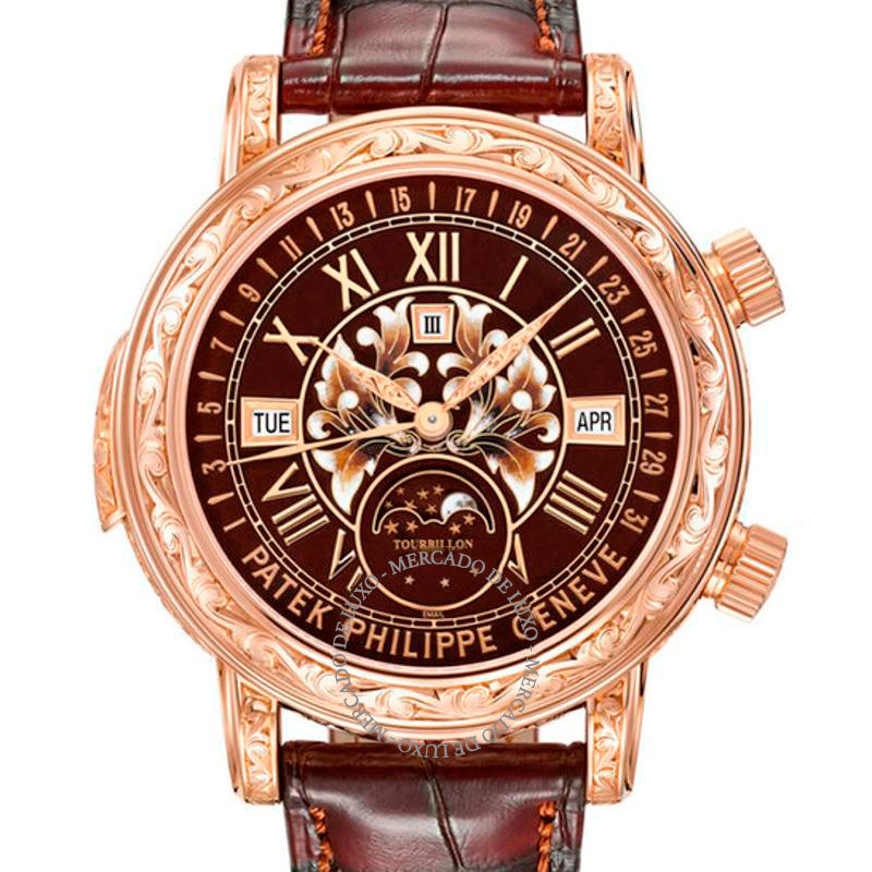 Relógio Grand Complications Sky Moon Tourbillon Corda Manual Mostrador Marrom 44 mm - Mercado de Luxo - O Maior E-Commerce de Bens, Produtos e Serviços de Luxo do Brasil.