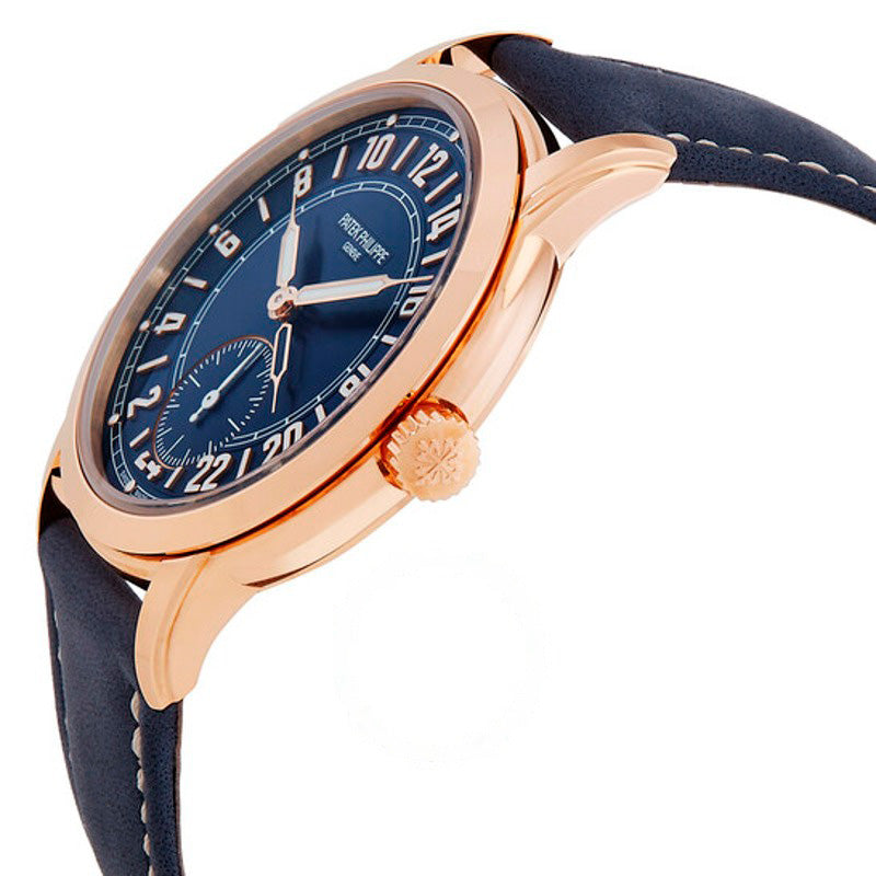 Relógio Complicações Calatrava Tempo de Viagem Automático Mostrador Azul 42 mm - Mercado de Luxo - O Maior E-Commerce de Bens, Produtos e Serviços de Luxo do Brasil.