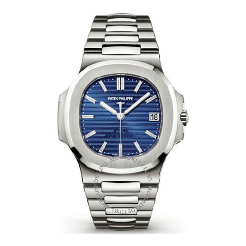 Relógio Nautilus 40º aniversário Platinum Automático Mostrador Azul 40 mm - Mercado de Luxo - O Maior E-Commerce de Bens, Produtos e Serviços de Luxo do Brasil.