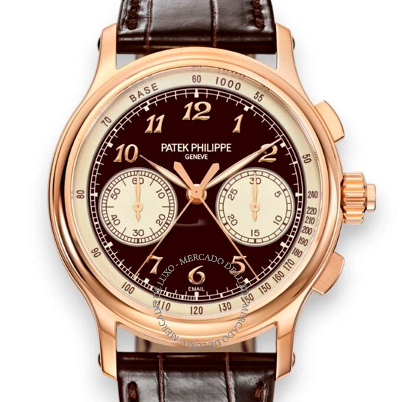 Relógio Grand Complications Cronógrafo Corda Manual Mostrador Marrom 41 mm - Mercado de Luxo - O Maior E-Commerce de Bens, Produtos e Serviços de Luxo do Brasil.
