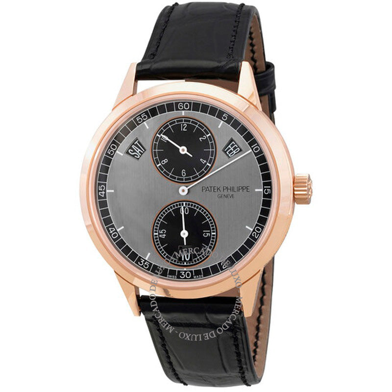 Relógio Complicações Ouro Rosa 18k Mostrador Cinza Automático 40 mm - Mercado de Luxo - O Maior E-Commerce de Bens, Produtos e Serviços de Luxo do Brasil.