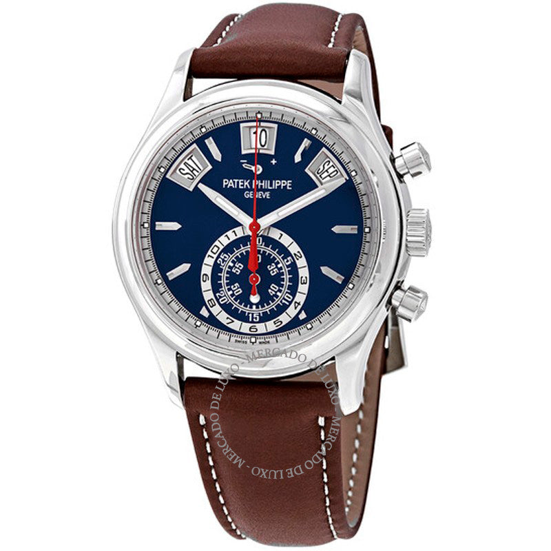 Relógio Complicações Cronógrafo Automático Mostrador Azul 40 mm - Mercado de Luxo - O Maior E-Commerce de Bens, Produtos e Serviços de Luxo do Brasil.