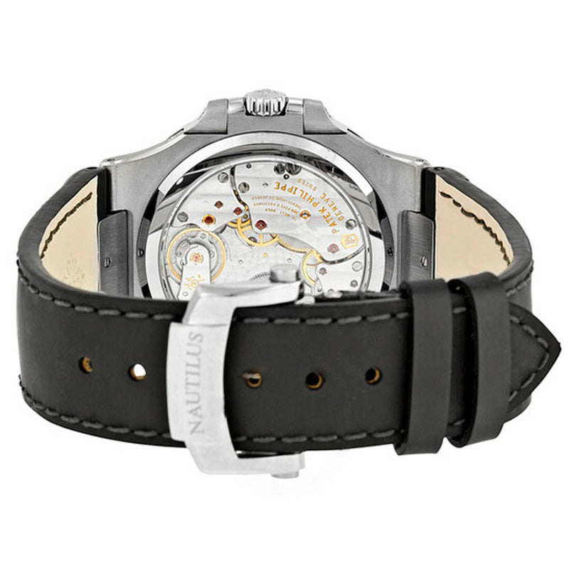 Relógio Nautilus Automático Fases da Lua Mostrador Cinza Ardósia 38 mm - Mercado de Luxo - O Maior E-Commerce de Bens, Produtos e Serviços de Luxo do Brasil.