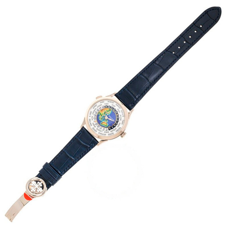 Relógio Complicações Hora mundial Mostrador azul automático 38 mm - Mercado de Luxo - O Maior E-Commerce de Bens, Produtos e Serviços de Luxo do Brasil.