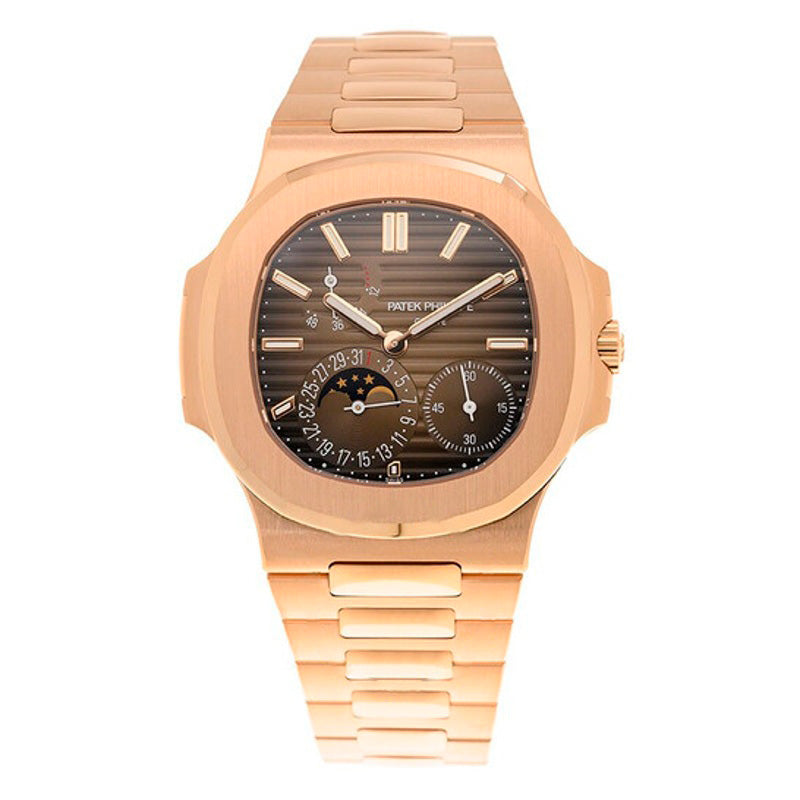Relógio Nautilus Rose Gold Automático Mostrador Marrom 40 mm - Mercado de Luxo - O Maior E-Commerce de Bens, Produtos e Serviços de Luxo do Brasil.