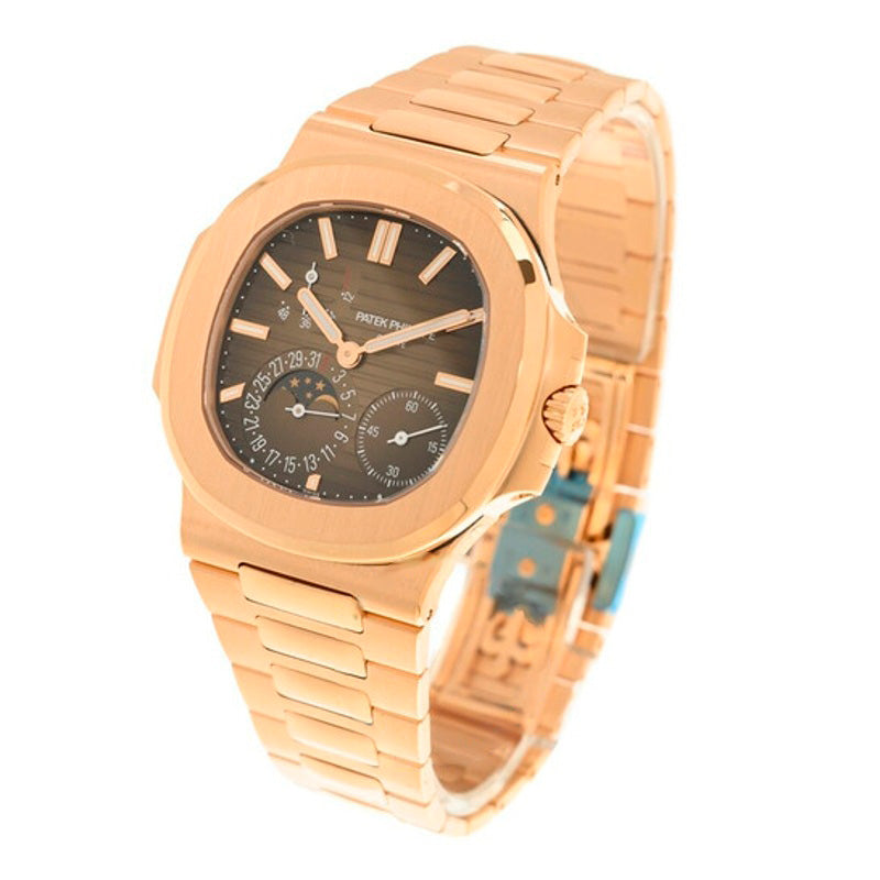 Relógio Nautilus Rose Gold Automático Mostrador Marrom 40 mm - Mercado de Luxo - O Maior E-Commerce de Bens, Produtos e Serviços de Luxo do Brasil.