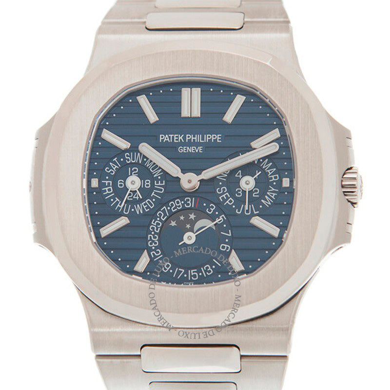 Relógio Nautilus Perpetual Automático Mostrador Azul 40 mm - Mercado de Luxo - O Maior E-Commerce de Bens, Produtos e Serviços de Luxo do Brasil.