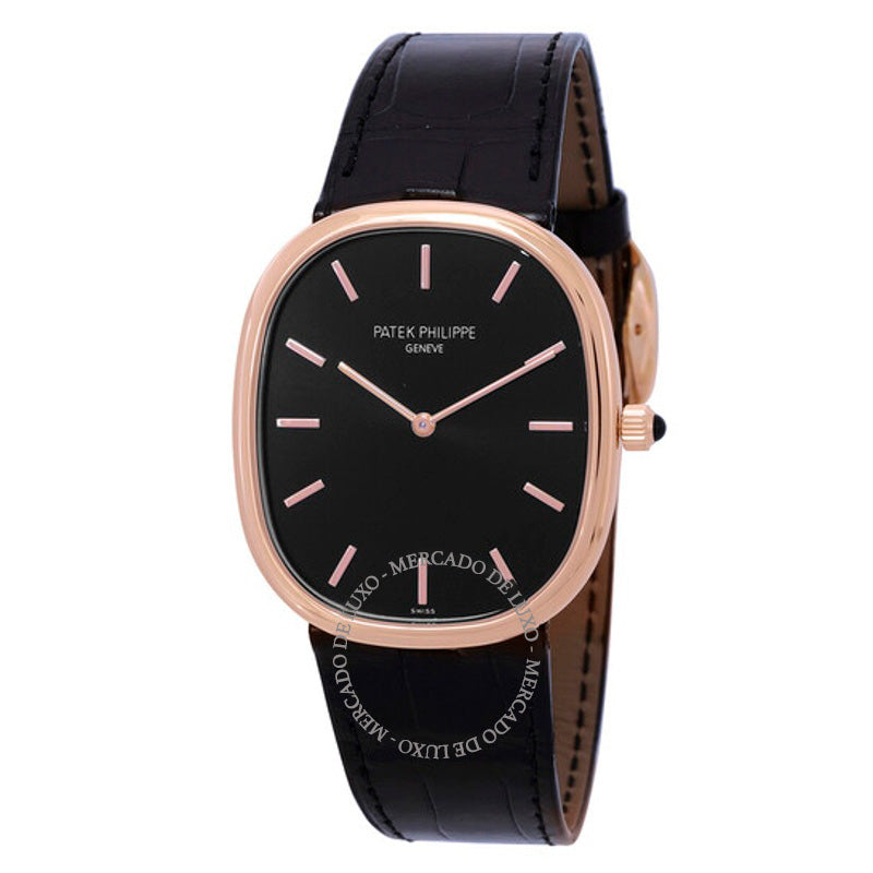 Relógio Golden Ellipse Automático Mostrador Preto 39 mm - Mercado de Luxo - O Maior E-Commerce de Bens, Produtos e Serviços de Luxo do Brasil.
