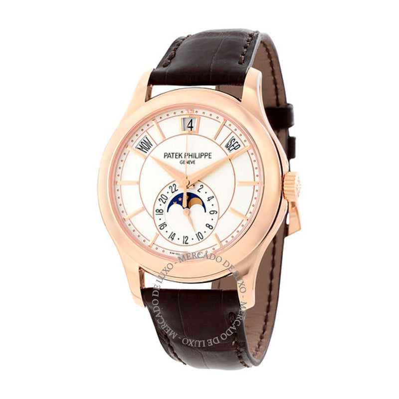 Relógio Calendário Anual Opalino Mostrador Branco 40 mm - Mercado de Luxo - O Maior E-Commerce de Bens, Produtos e Serviços de Luxo do Brasil.