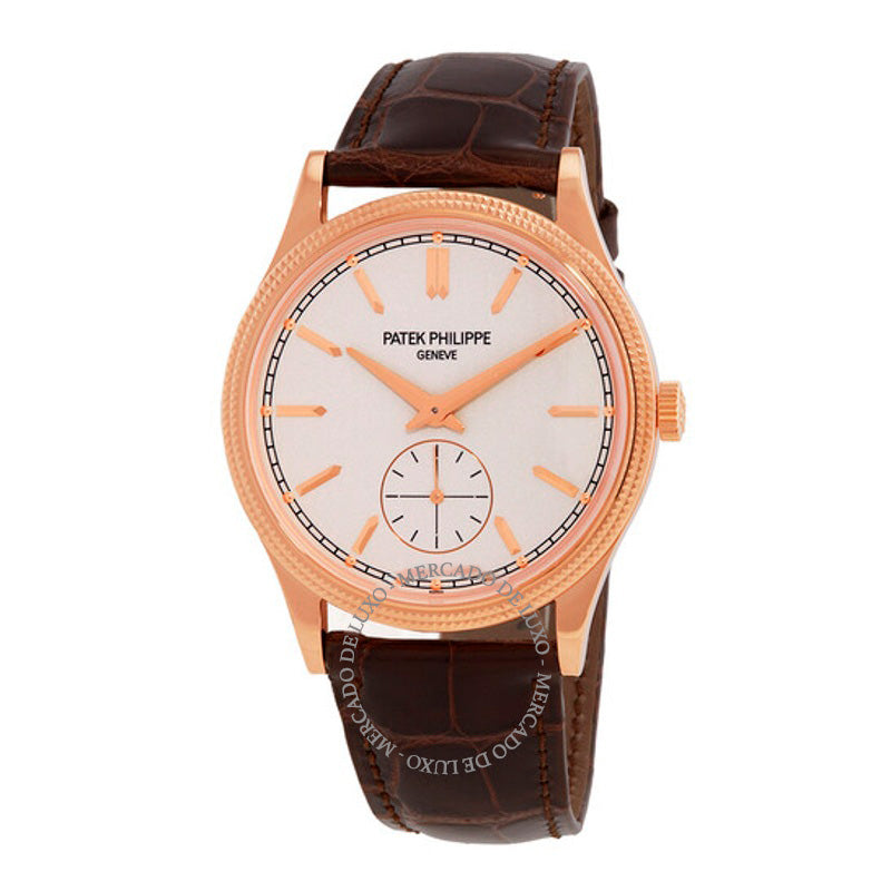 Relógio Calatrava Corda Manual Mostrador Branco 39 mm - Mercado de Luxo - O Maior E-Commerce de Bens, Produtos e Serviços de Luxo do Brasil.