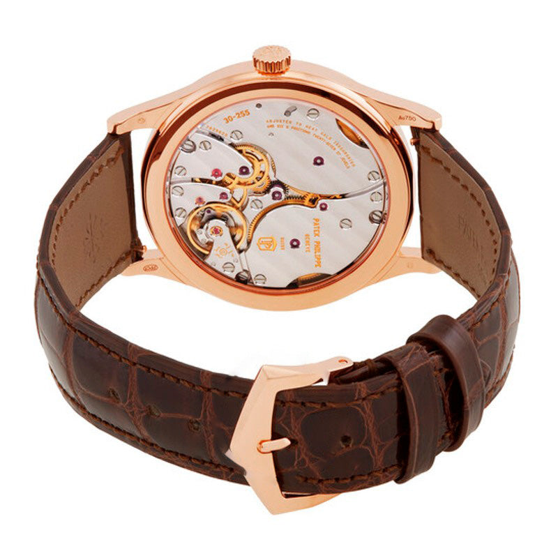 Relógio Calatrava Corda Manual Mostrador Branco 39 mm - Mercado de Luxo - O Maior E-Commerce de Bens, Produtos e Serviços de Luxo do Brasil.