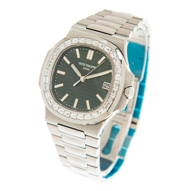 Relógio Mostrador verde diamante Nautilus  - Mercado de Luxo - O Maior E-Commerce de Bens, Produtos e Serviços de Luxo do Brasil.
