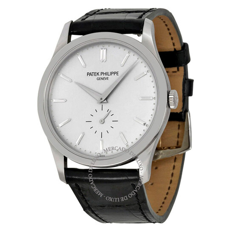 Relógio Calatrava Mostrador Prateado 37 mm - Mercado de Luxo - O Maior E-Commerce de Bens, Produtos e Serviços de Luxo do Brasil.