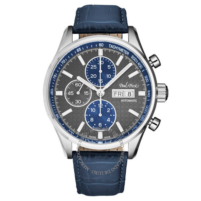 Relógio Gentleman Blazer Cronógrafo Automático Mostrador Cinza 42 mm - Mercado de Luxo - O Maior E-Commerce de Bens, Produtos e Serviços de Luxo do Brasil.