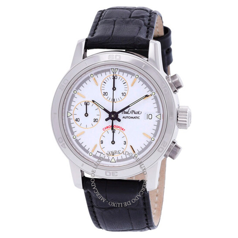 Relógio Chronosport Cronógrafo Automático Mostrador Branco 39 mm - Mercado de Luxo - O Maior E-Commerce de Bens, Produtos e Serviços de Luxo do Brasil.