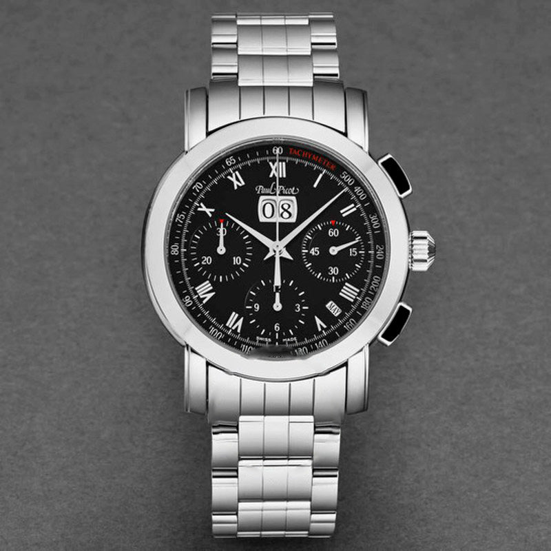 Relógio Firshire Cronógrafo Automático Mostrador Preto 40 mm - Mercado de Luxo - O Maior E-Commerce de Bens, Produtos e Serviços de Luxo do Brasil.