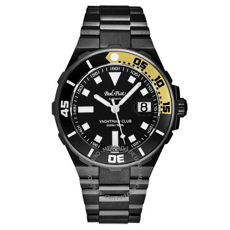 Relógio Yachtman Club Automático Mostrador Preto 43 mm - Mercado de Luxo - O Maior E-Commerce de Bens, Produtos e Serviços de Luxo do Brasil.