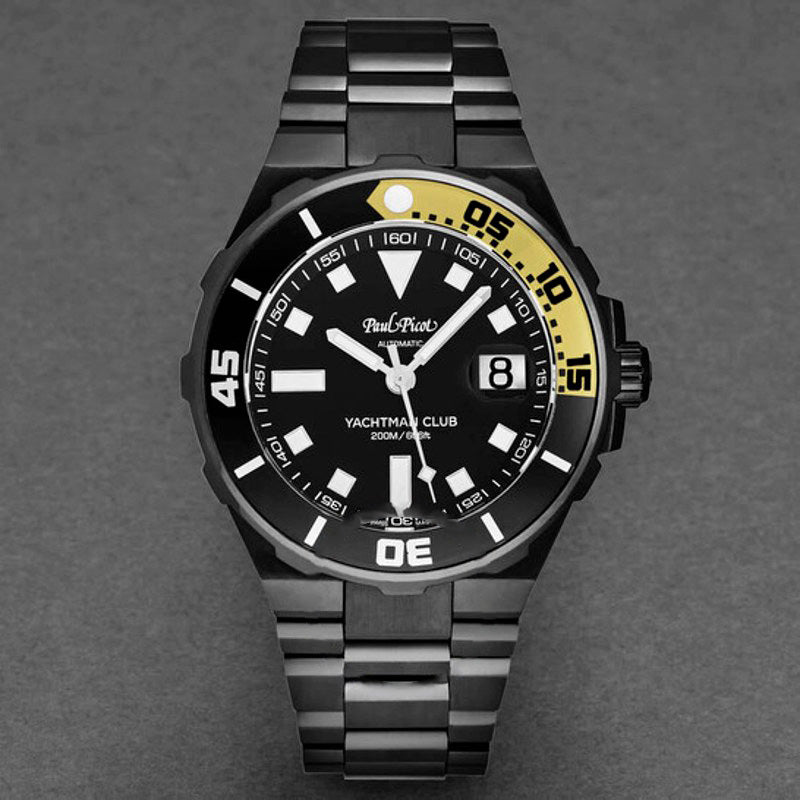 Relógio Yachtman Club Automático Mostrador Preto 43 mm - Mercado de Luxo - O Maior E-Commerce de Bens, Produtos e Serviços de Luxo do Brasil.