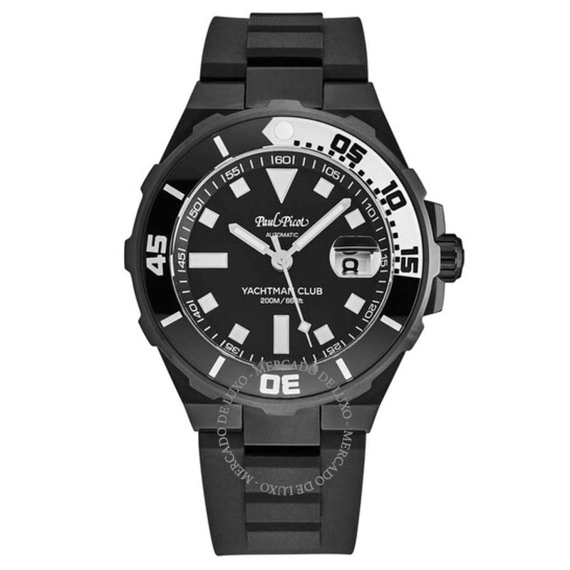 Relógio Yachtmanclub Automático Mostrador Preto 43 mm - Mercado de Luxo - O Maior E-Commerce de Bens, Produtos e Serviços de Luxo do Brasil.