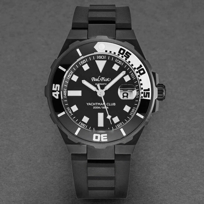 Relógio Yachtmanclub Automático Mostrador Preto 43 mm - Mercado de Luxo - O Maior E-Commerce de Bens, Produtos e Serviços de Luxo do Brasil.