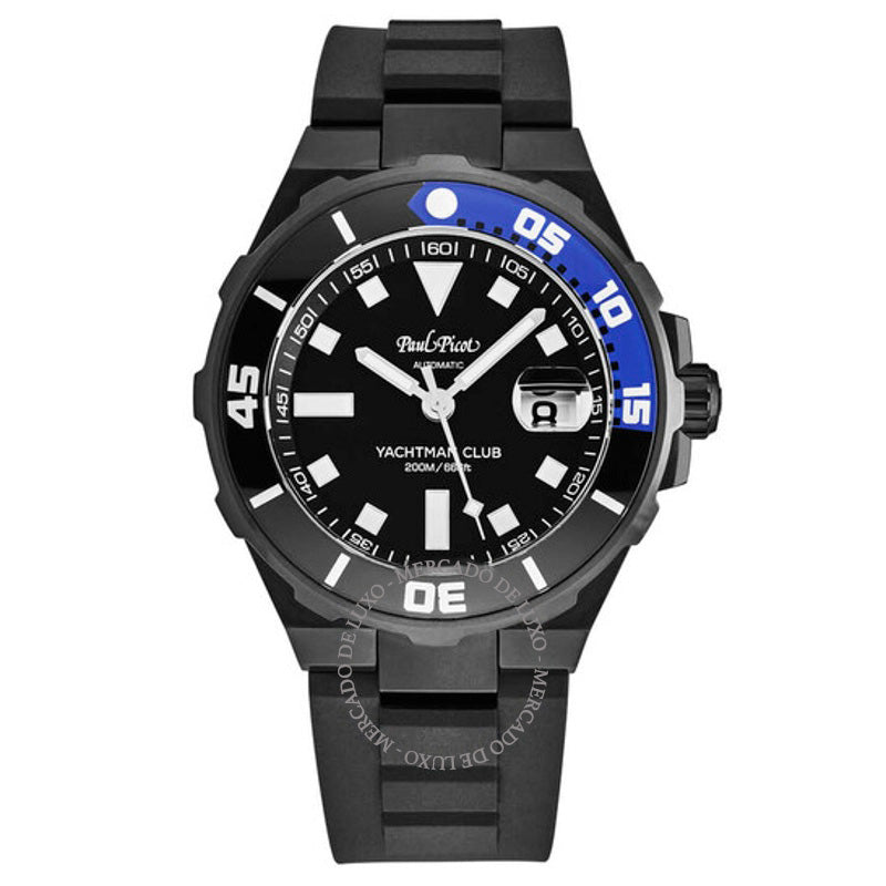 Relógio Yachtmanclub Automático Mostrador Preto 43 mm - Mercado de Luxo - O Maior E-Commerce de Bens, Produtos e Serviços de Luxo do Brasil.