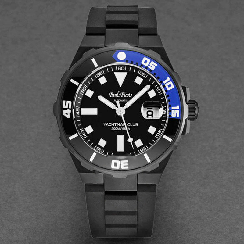 Relógio Yachtmanclub Automático Mostrador Preto 43 mm - Mercado de Luxo - O Maior E-Commerce de Bens, Produtos e Serviços de Luxo do Brasil.