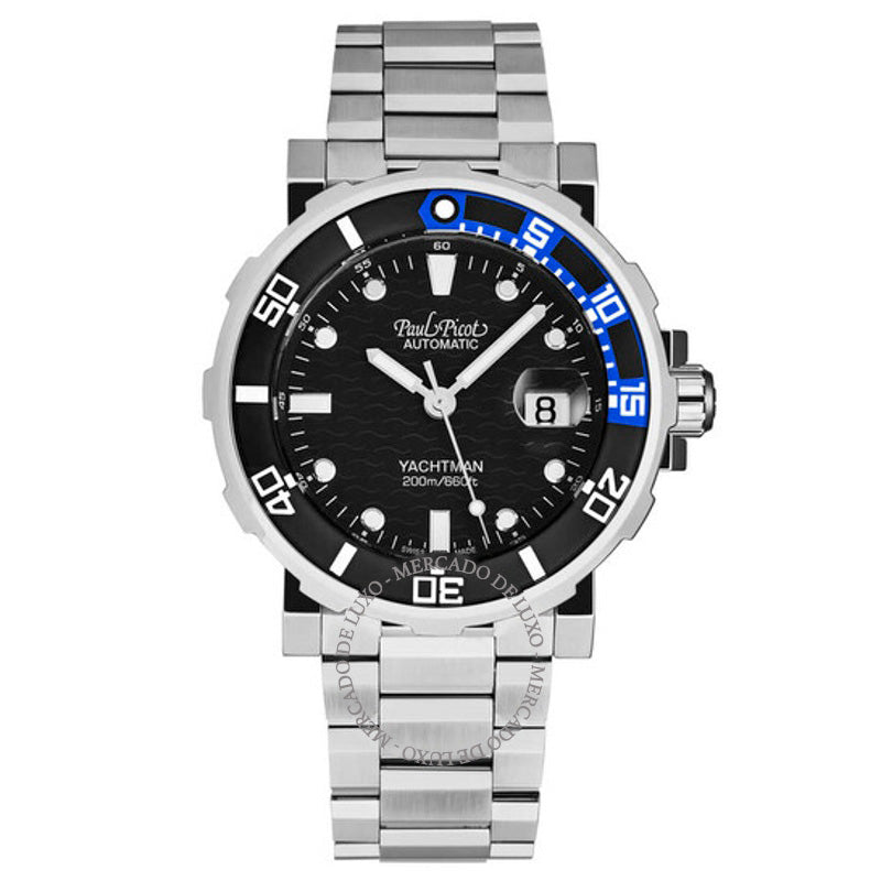 Relógio Yachtman III Automático Mostrador Preto 43 mm - Mercado de Luxo - O Maior E-Commerce de Bens, Produtos e Serviços de Luxo do Brasil.