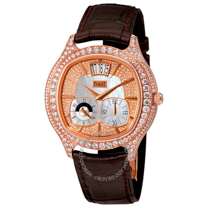 Relógio Emperador Madrepérola Ouro Rosa 18k Diamante 42 mm - Mercado de Luxo - O Maior E-Commerce de Bens, Produtos e Serviços de Luxo do Brasil.