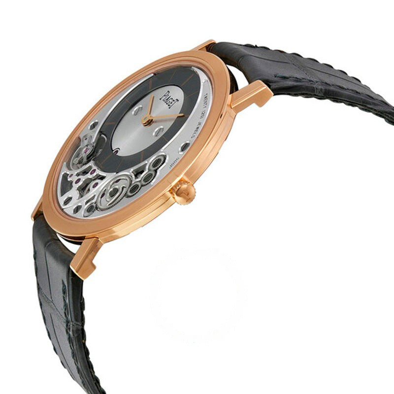 Relógio Altiplano Prata e Mostrador Esqueleto Preto 38 mm - Mercado de Luxo - O Maior E-Commerce de Bens, Produtos e Serviços de Luxo do Brasil.
