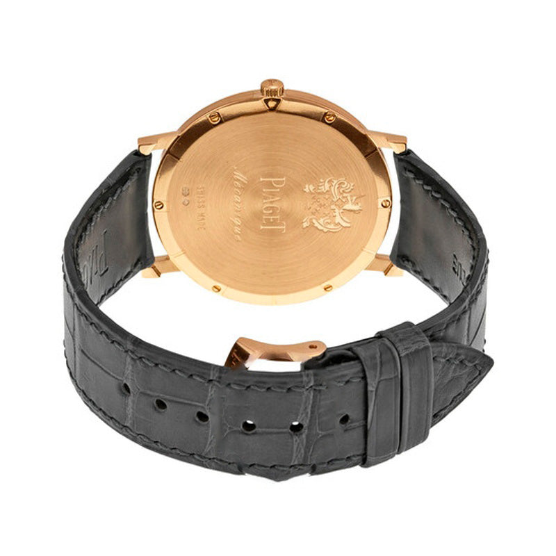 Relógio Altiplano Prata e Mostrador Esqueleto Preto 38 mm - Mercado de Luxo - O Maior E-Commerce de Bens, Produtos e Serviços de Luxo do Brasil.