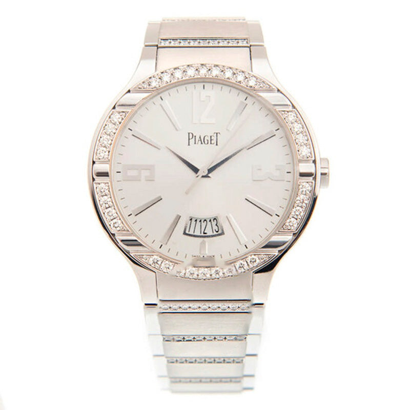 Relógio Polo Automático Diamante Mostrador Prata 40 mm - Mercado de Luxo - O Maior E-Commerce de Bens, Produtos e Serviços de Luxo do Brasil.