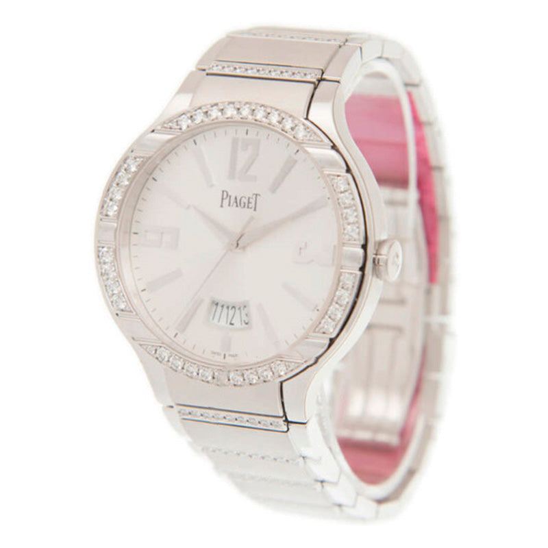 Relógio Polo Automático Diamante Mostrador Prata 40 mm - Mercado de Luxo - O Maior E-Commerce de Bens, Produtos e Serviços de Luxo do Brasil.