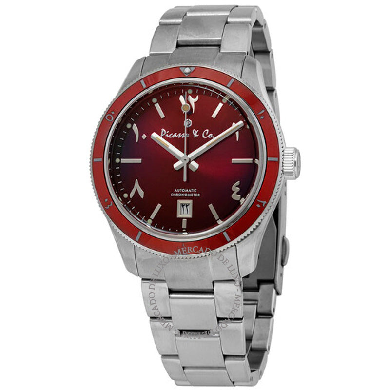 Relógio Mostrador vermelho automático 42 mm - Mercado de Luxo - O Maior E-Commerce de Bens, Produtos e Serviços de Luxo do Brasil.