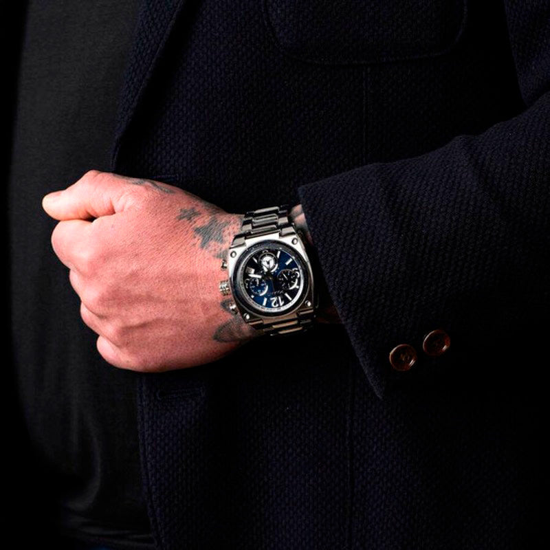 Relógio Torque II Chrono Cronógrafo Mostrador Azul 45 mm - Mercado de Luxo - O Maior E-Commerce de Bens, Produtos e Serviços de Luxo do Brasil.