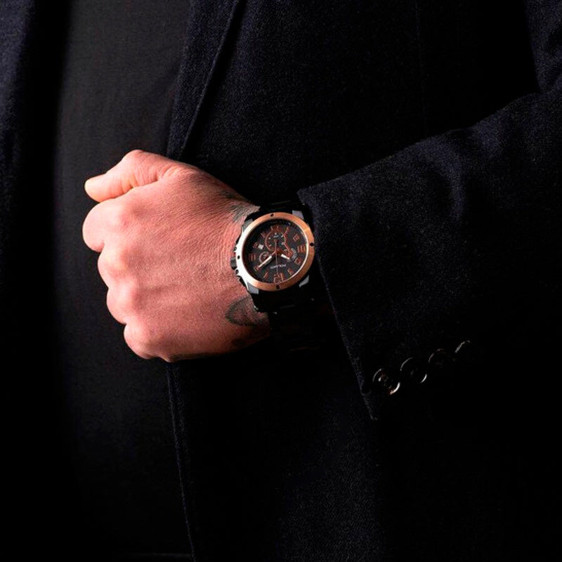 Relógio Zone Chronograph Mostrador em tom de ouro rosa 48 mm - Mercado de Luxo - O Maior E-Commerce de Bens, Produtos e Serviços de Luxo do Brasil.